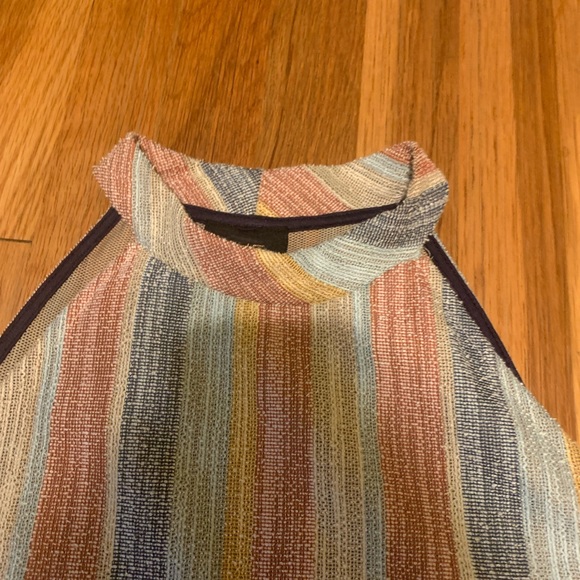 Anthropologie W5 multicolor boho halter top - Picture 3 of 5